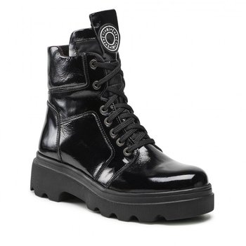 Botki workery damskie Nessi 21137 czarne skóra lakierowana r.40 - Nessi