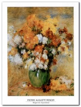 Bouquet Chrysanthemes plakat obraz 60x80cm - Wizard+Genius
