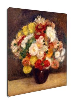 Bouquet of Chrysanthemums, Auguste Renoir - obraz na płótnie 60x80 cm - Galeria Plakatu