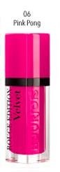 Bourjois, Rouge Edition Velvet Mat, pomadka 06 Pink Pong, 7,7 ml - Bourjois