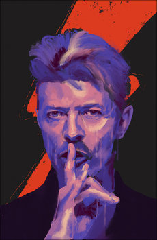 Bowie - plakat premium 70x100 cm - Galeria Plakatu