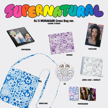 Box: Supernatural NJ X MURAKAMI (Cross Bag ver.) - NewJeans