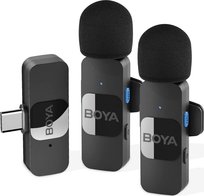 BOYA BY-V20 2.0 bezprzewodowy mikrofon 2,4 GHz do urządzeń typu C - 2TX+1RX BOYA