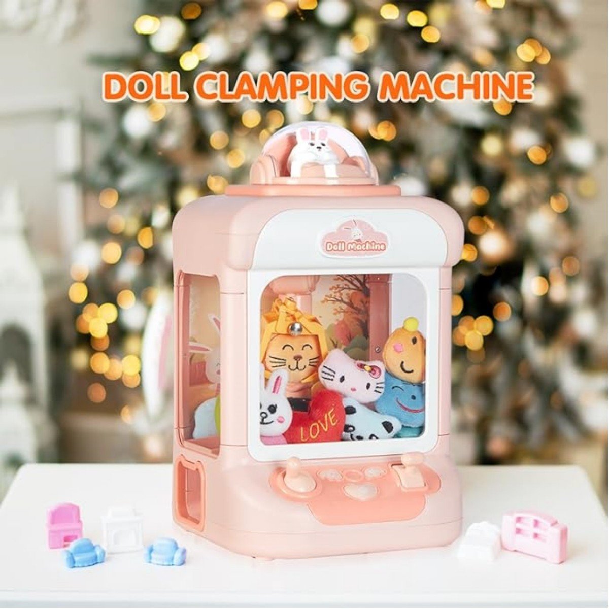 Bo E Narodzenie Claw Machine Dla Dzieci Mini Automaty Vendingowe Cukierki Chwytak Dozownik