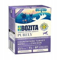 Bozita Purely Pate Duoprotein Puppy indyk z kurczakiem 370g karma dla psa