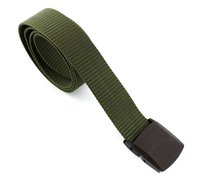 BQ48B PASEK PARCIANY DO SPODNI KHAKI 110CM - zielony Just Fashion