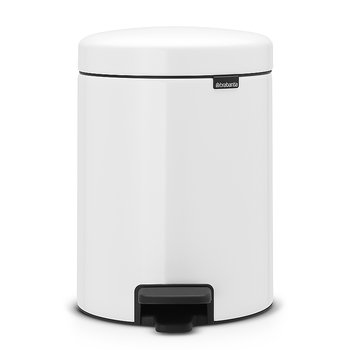 BRABANTIA - NewIcon - Kosz pedałowy 2 x 2 l - 2 komory - Biały - BRABANTIA