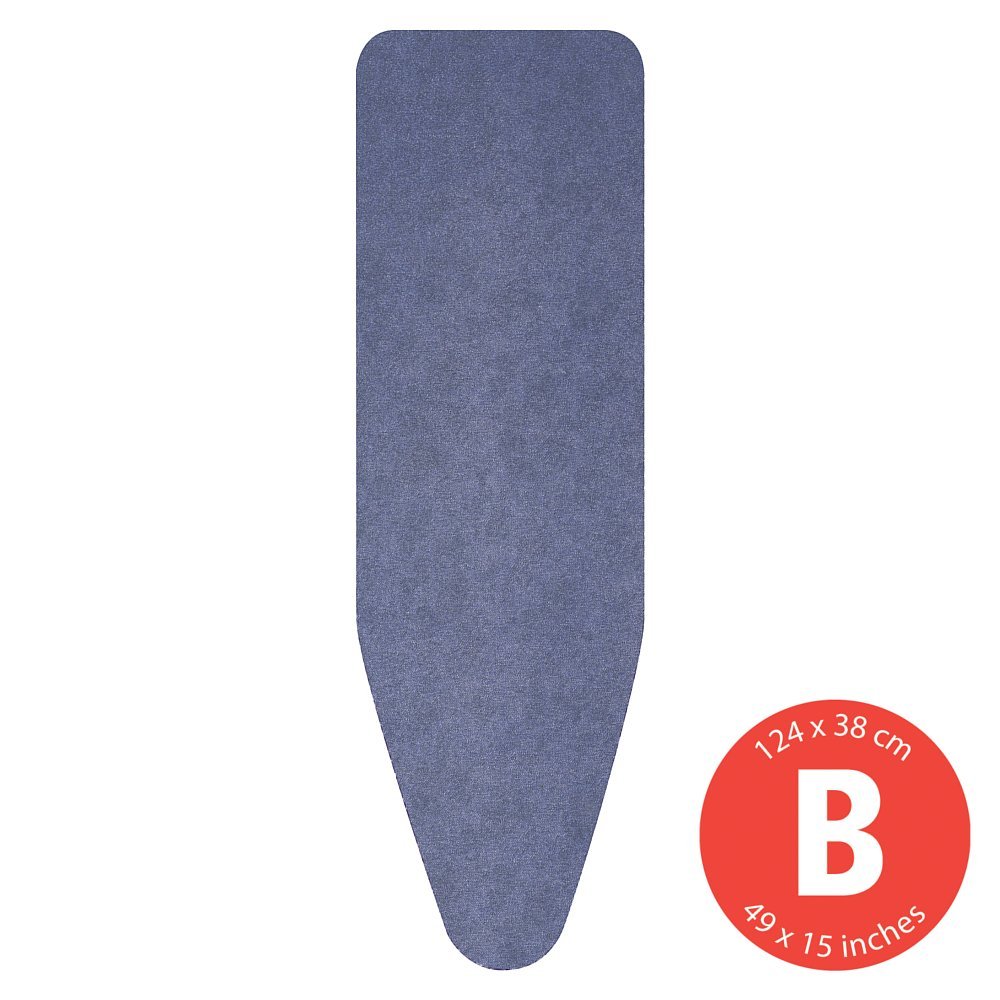BRABANTIA - PerfectFit Set - Pokrowiec na deskę do prasowania - rozmiar B - Denim Blue
