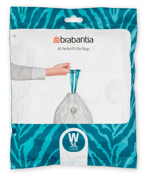 Brabantia PerfectFit worki na śmieci 5 l (40 szt) biały 137846 - BRABANTIA