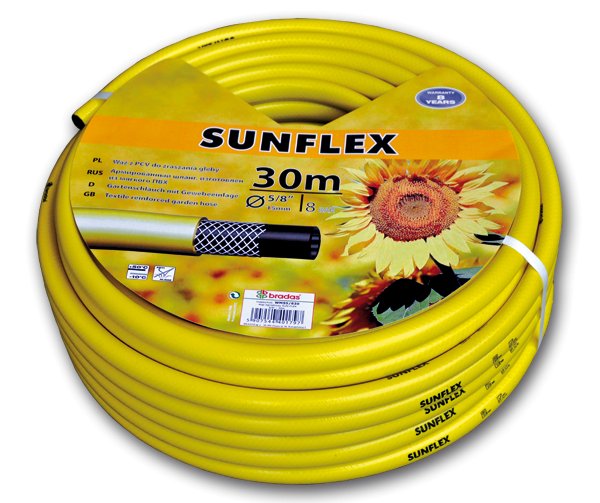 BRADAS, Wąż ogrodowy SUNFLEX 1/2, 30 m