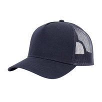 Brain Waves Recycled 5 Panel Trucker Cap (OS / Ciemnogranatowy) Brain Waves