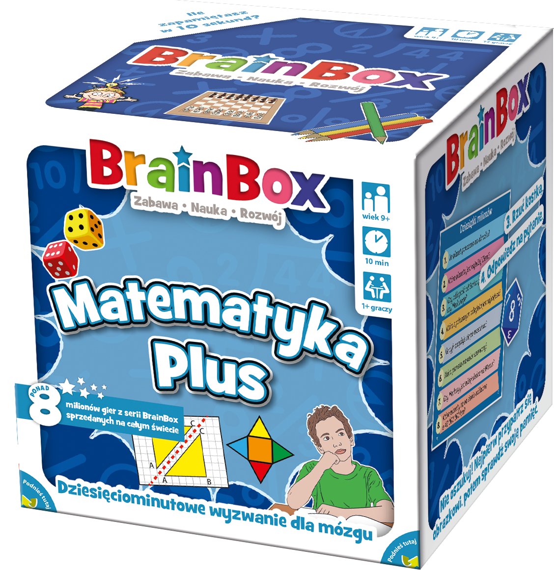 BrainBox - Matematyka Plus (druga edycja) gra edukacyjna Rebel
