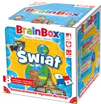 BrainBox - Świat (druga edycja) gra edukacyjna Rebel