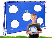 BRAMKA PIŁKARSKA TRENINGOWA DO PIŁKI NOŻNEJ 213x152x76CM + MATA CELOWNICZA Tobbi-Toys