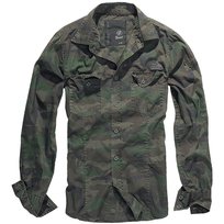 Brandit Koszula z Długim Rękawem Slim Fit Woodland - XL Brandit