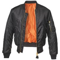 Brandit Kurtka Bomberka MA1 Czarna - Czarny - 4XL Brandit
