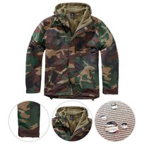 Brandit Kurtka Frontzip Windbreaker Woodland - L Brandit