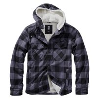 Brandit Kurtka W Kratę Z Kapturem Lumberjacket Czarno-Szara-3Xl Brandit