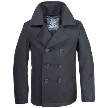 Brandit Płaszcz Pea Coat Czarny - L - Brandit