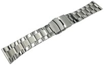 Bransoleta bransoletka do zegarka elegancka 24 mm stal nierdzewna Inna marka