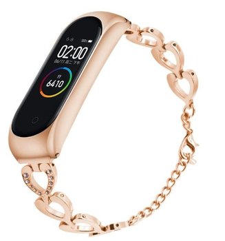 Bransoleta Damska Do Xiaomi Mi Band 3 / 4 Retro Gold - BEST