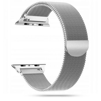 Bransoleta do Apple Watch 2/3/4/5/6/SE (38/40 mm) TECH-PROTECT Milaneseband, srebrna - Tech-Protect