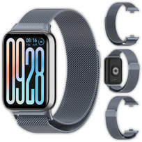 Bransoleta Milanese Vanfone do Xiaomi Mi Smart Band 9 Pro/8 Pro, niebieski grafit