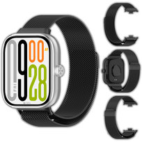 Bransoleta Milanese Vanfone do Xiaomi Redmi Watch 5/4, czarny
