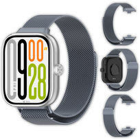 Bransoleta Milanese Vanfone do Xiaomi Redmi Watch 5/4, niebieski grafit