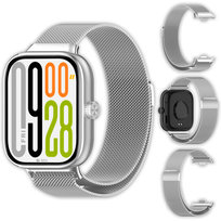 Bransoleta Milanese Vanfone do Xiaomi Redmi Watch 5/4, srebrny