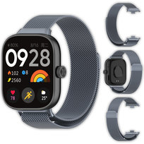 Bransoleta Milanese Vanfone do Xioami Redmi Watch 4/5, niebieski grafit