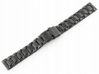 Bransoleta Pacific M3 - Solid Steel - czarna 18mm Inna marka