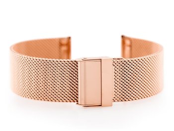 Bransoleta Pacific M6 - siatka HQ - rosegold 22mm - Inna marka