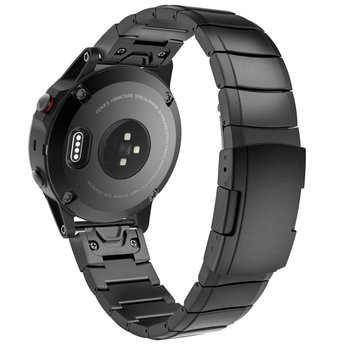 Bransoleta Steelband do Garmin Fenix 5 / 6 / 6 Pro Black - TECH-PROTECT