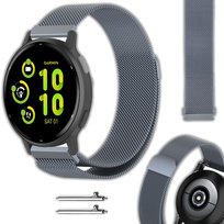 Bransoleta Vanfone do Garmin Approach S12/S40/S42/S44/S50, Venu SQ/SQ 2/2 Plus, Vivoactive 3/5/6, Forerunner 55/245/645, Vivomove HR/3/Style/Sport, D2 Air, niebieski grafit