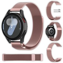 Bransoleta Vanfone do Samsung Galaxy Watch 4 5 6 7 40mm/44mm/45mm/46mm/47mm Pro Active 2, różowy