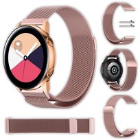 Bransoleta Vanfone do Samsung Galaxy Watch 4 5 6 7 40mm/44mm/45mm/46mm/47mm Pro Active 2, różowy