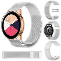 Bransoleta Vanfone do Samsung Galaxy Watch 4 5 6 7 40mm/44mm/45mm/46mm/47mm Pro Active 2, srebrny