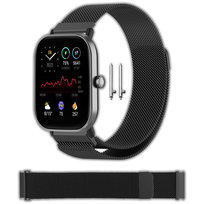 Bransoleta Vanfone do Xiaomi Amazfit GTS 2/2e/2 Mini/3/4/4 Mini, BIP S/Lite/U Pro/3 Pro, GTR 42mm, Zepp E, Mibro Lite/Air, czarny