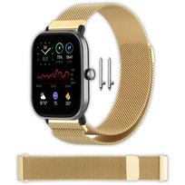 Bransoleta Vanfone do Xiaomi Amazfit GTS 2/2e/2 Mini/3/4/4 Mini, BIP S/Lite/U Pro/3 Pro, GTR 42mm, Zepp E, Mibro Lite/Air, złoty