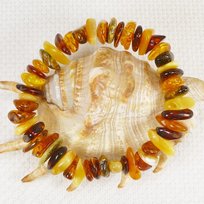 Bransoletka bursztynowa, bursztyn naturalny bałtycki 5620-15