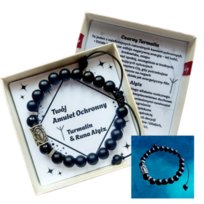 Bransoletka Damska Twój Amulet Ochronny Turmalin & Runa Algiz/GiovanniDivine Inna marka