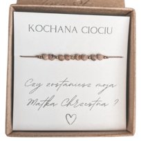 Bransoletka dla Matki Chrzestnej prezent czy zostaniesz moją Matką Chrzestną? TinyStone