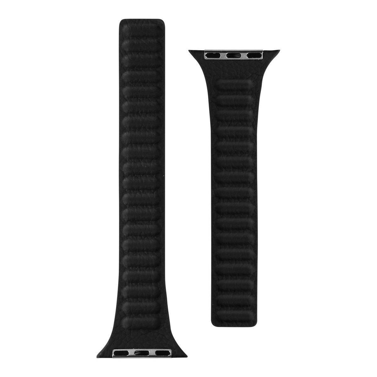 Bransoletka do Apple Watch 42 - 44 mm ze sztucznej skóry z czarnym ...