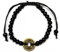 Bransoletka Feng-Shui - Czarna ANCIENT WISDOM