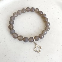 Bransoletka "Gray Agate" z agatów srebro 925 Coccola