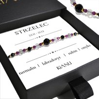Bransoletka KiANU - STRZELEC Znak Zodiaku Kamienie Prezent na Urodziny Inna marka