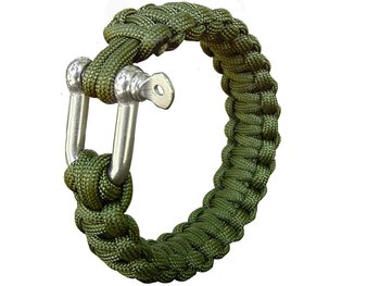 BRANSOLETKA LINA PARACORD  23mm OLIV  MFH M - MFH