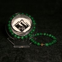 Bransoletka Malachit 8mm - Crystals Break Męski Talizman Prezent Inna marka