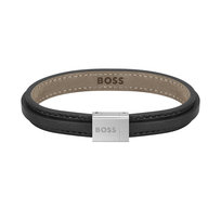 Bransoletka Męska Hugo Boss 1580328S Skórzany 25 cm Hugo Boss